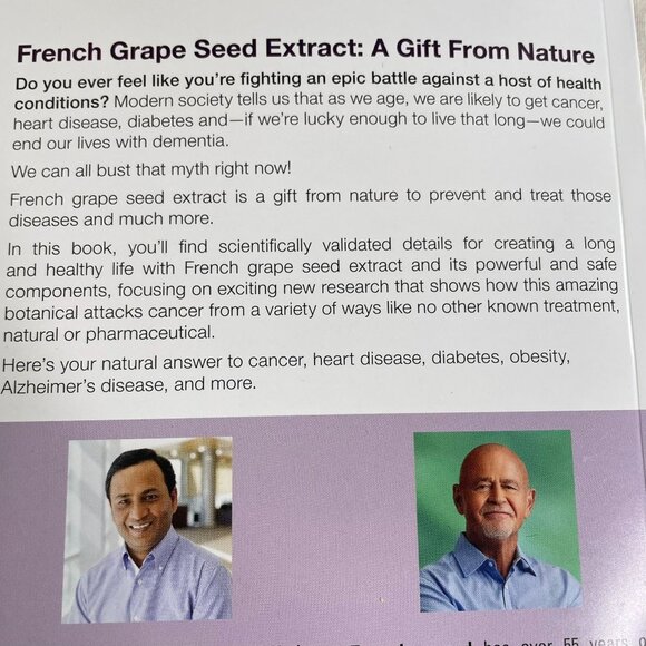 How to Prevent Reverse Cancer Diabetes Alzheimers French Grape Seed Extract 2023 - Picture 6 of 10